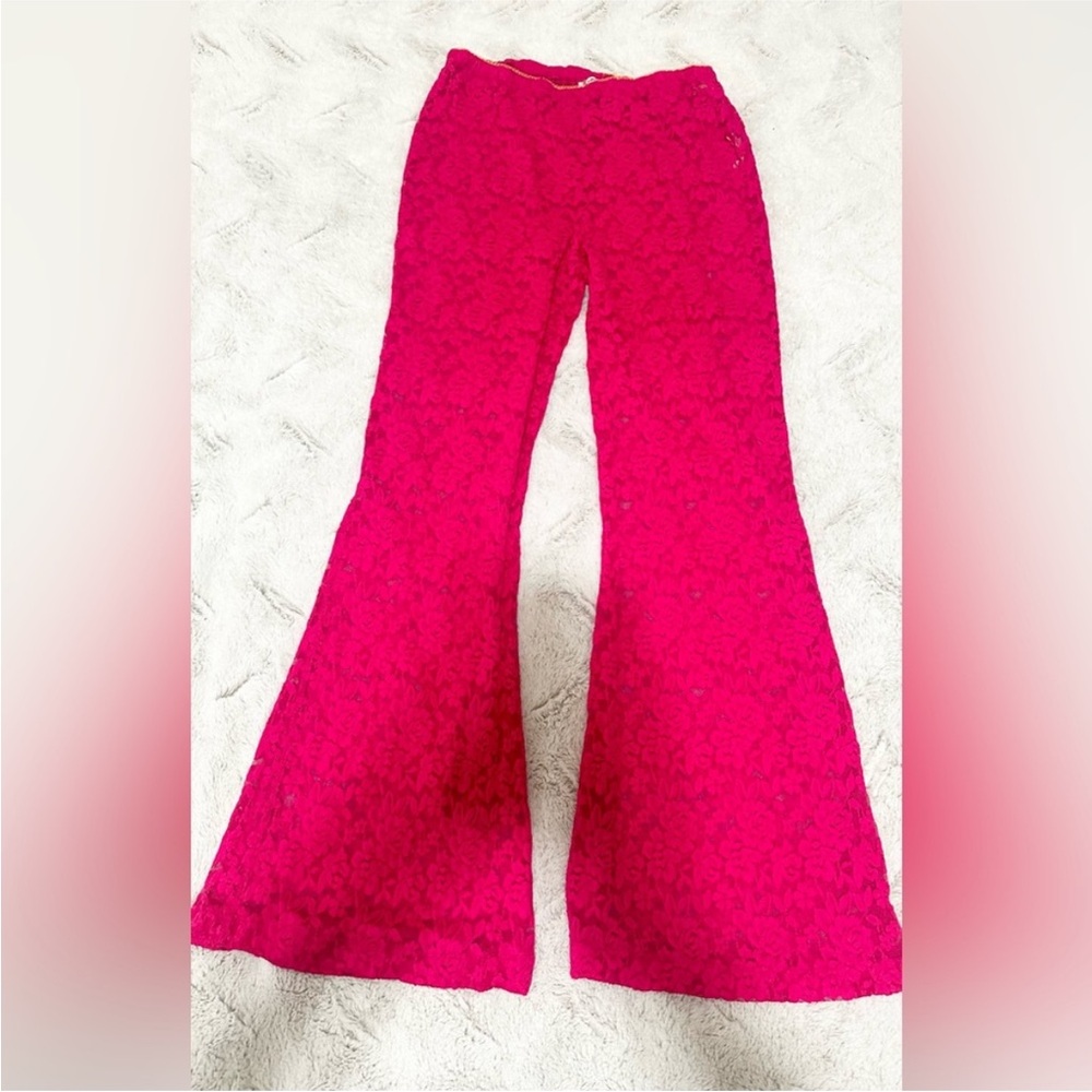 Nwot Free People All Day Lace Flare Trousers - Picture 5 of 5
